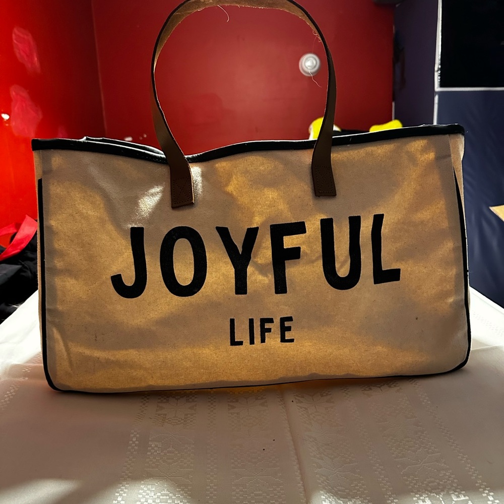 Cream Tote Bag